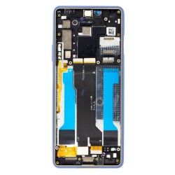 Ansamblu Display LCD Sony Xperia 10 III, Touchscreen și Ramă Albastră, Service Pack Original Ansamblu Display LCD Sony Xperia 10 III, Touchscreen și Ramă Albastră, Service Pack Original