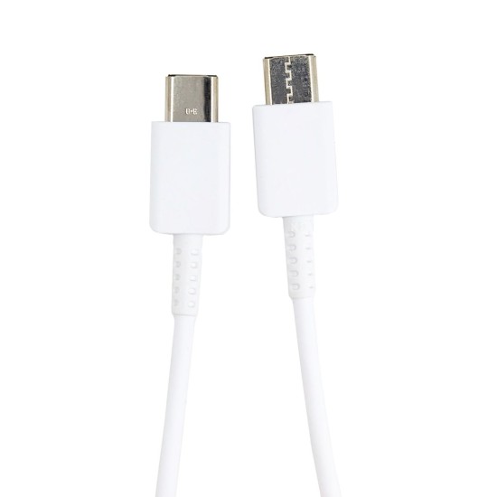 Cablu de Date Original Samsung (EP-DN980BWE) USB-C la USB-C, 1m, Alb (Bulk) (Bakr, 57983106495) by www.silkase.ro