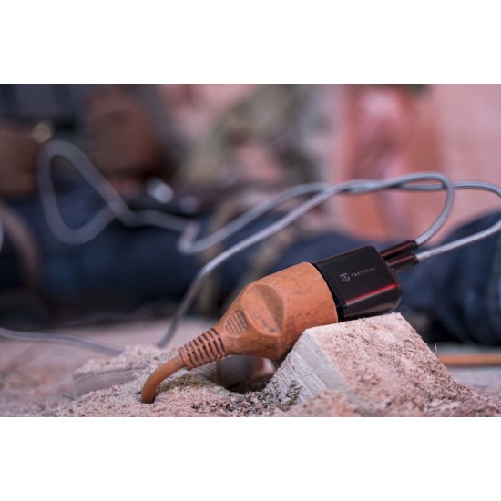 Încărcător Rețea Tactical Base Plug Dual 20W (USB-A + USB-C), Negru (Bakr, 57983107234) by www.silkase.ro