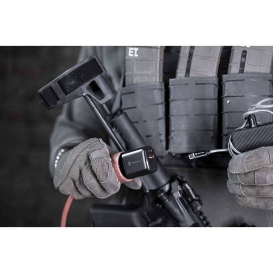 Încărcător Rețea Tactical Base Plug Dual 20W (USB-A + USB-C), Negru (Bakr, 57983107234) by www.silkase.ro