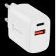 Încărcător Rețea Tactical Base Plug Dual 20W (USB-A + USB-C), Alb (Bakr, 57983107235) by www.silkase.ro