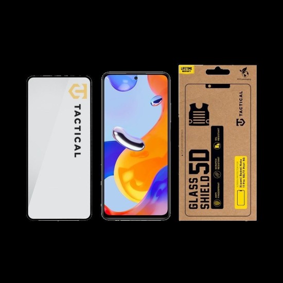 Folie de Sticlă 5D Tactical Glass Shield pentru Xiaomi Redmi Note 11 Pro 5G / 11 Pro+ 5G, Neagră Folie de Sticlă 5D Tactical Glass Shield pentru Xiaomi Redmi Note 11 Pro 5G / 11 Pro+ 5G, Neagră (Bakr, 57983107364) by www.silkase.ro