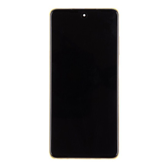 Modul Display LCD cu Touchscreen și Ramă pentru Poco X3 Pro, Auriu (Gold) (Service Pack) (Bakr, 560004J20S00) by www.silkase.ro