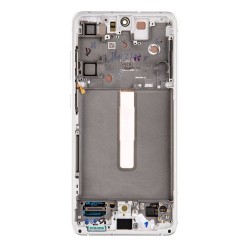 Display LCD Samsung Galaxy S21 FE G990B cu Touchscreen, Service Pack Original, Alb