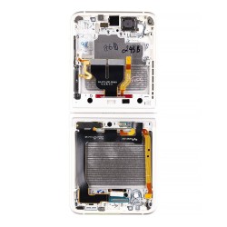 Ecran Original Samsung Galaxy Z Flip 3 5G (F711), LCD + Touch Unit, Cream, Service Pack Ecran Original Samsung Galaxy Z Flip 3 5G (F711), LCD + Touch Unit, Cream, Service Pack