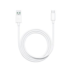 Cablu de Date și Încărcare OPPO (DL129) USB-C, 65W, 1m, Alb (Bulk)