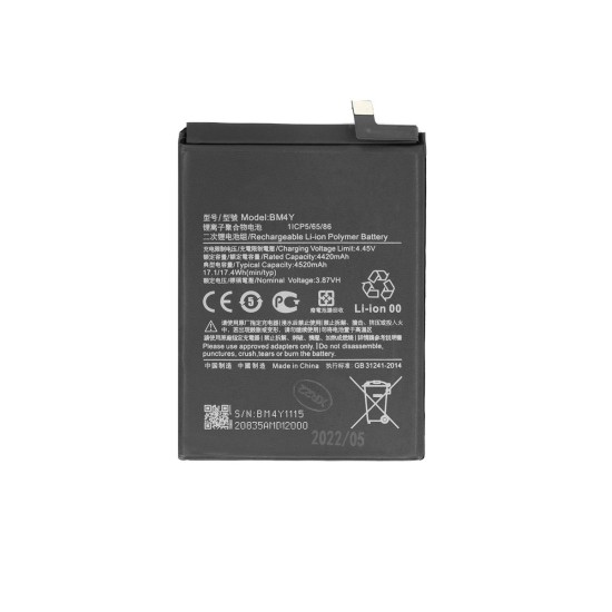 Acumulator BM4Y pentru Xiaomi, 4520mAh (OEM) - Baterie de Schimb Acumulator BM4Y pentru Xiaomi, 4520mAh (OEM) - Baterie de Schimb (Poco F3, 57983108762) by www.silkase.ro