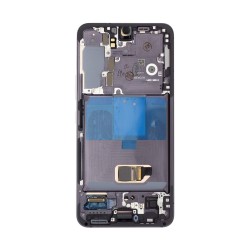 Ecran LCD cu Touch și Ramă Original Samsung Galaxy S22 S901B, Phantom Black, Service Pack
