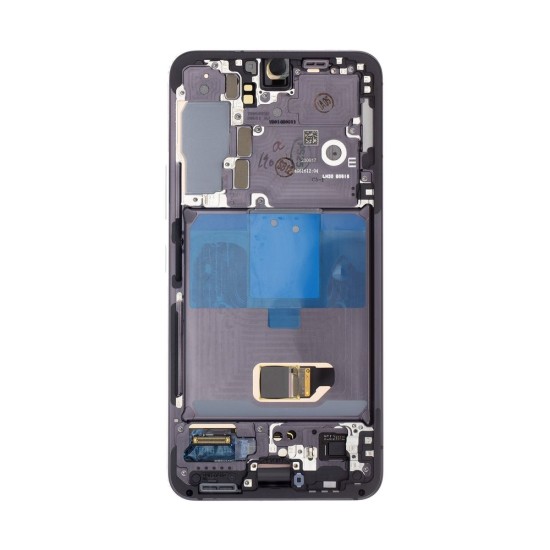 Ecran LCD cu Touch și Ramă Original Samsung Galaxy S22 S901B, Phantom Black, Service Pack (Piese Schimb, GH82-27520A) by www.silkase.ro