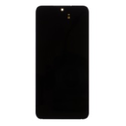 Display Samsung Galaxy S22 S901B Original Phantom White, Ansamblu LCD cu Touch și Ramă (Service Pack)