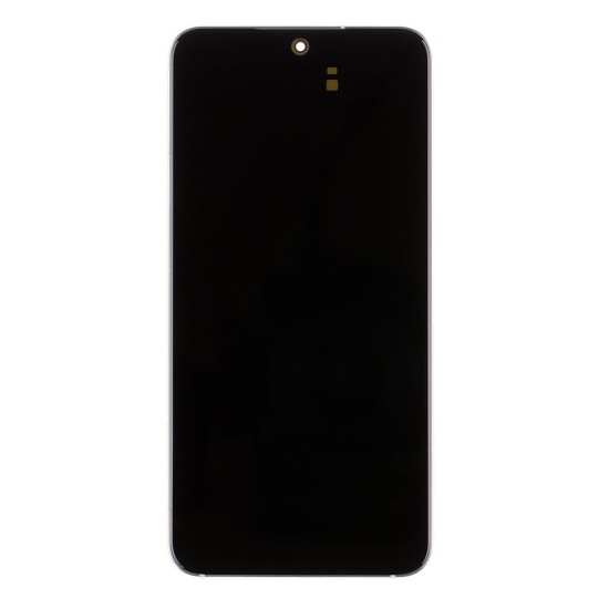 Display Samsung Galaxy S22 S901B Original Phantom White, Ansamblu LCD cu Touch și Ramă (Service Pack) (Piese Schimb, GH82-27520B) by www.silkase.ro