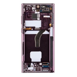 Ecran Original Samsung Galaxy S22 Ultra Burgundy cu Rama (Service Pack) Ecran Original Samsung Galaxy S22 Ultra Burgundy cu Rama (Service Pack)