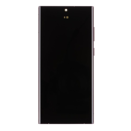 Ecran Original Samsung Galaxy S22 Ultra Burgundy cu Rama (Service Pack) Ecran Original Samsung Galaxy S22 Ultra Burgundy cu Rama (Service Pack) (Bakr, GH82-27489B) by www.silkase.ro