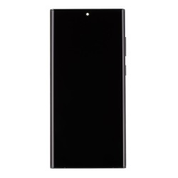 Ecran LCD cu Touch și Ramă Original Samsung Galaxy S22 Ultra S908B, Phantom Black (Service Pack)