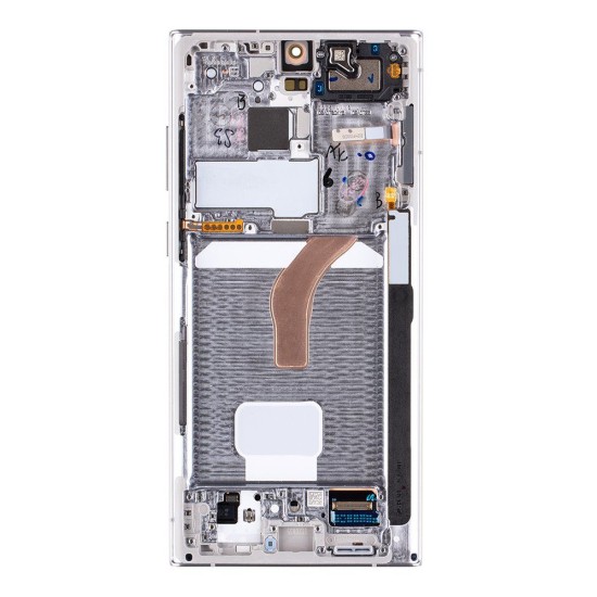 Ansamblu Ecran LCD cu Touch și Ramă Samsung Galaxy S22 Ultra S908B, Phantom White (Service Pack Original) Ansamblu Ecran LCD cu Touch și Ramă Samsung Galaxy S22 Ultra S908B, Phantom White (Service Pack Original) (Bakr, GH82-27488C) by www.silkase.ro