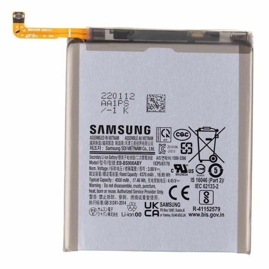 Acumulator Baterie Originală Samsung Galaxy S22 Plus (EB-BS906ABY), 4500mAh (Service Pack) Acumulator Baterie Originală Samsung Galaxy S22 Plus (EB-BS906ABY), 4500mAh (Service Pack) (Bakr, GH82-27502A) by www.silkase.ro