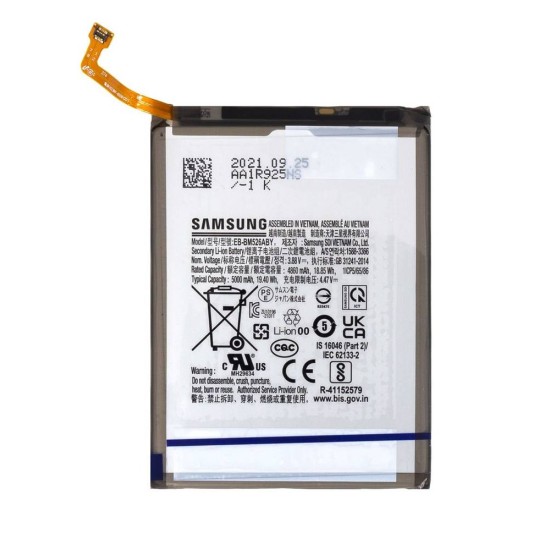 Acumulator Baterie Originală Samsung Galaxy M52 5G (EB-BM526ABY), 5000mAh (Service Pack) (Bakr, GH82-27092A) by www.silkase.ro