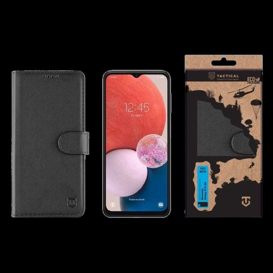 Husa Tactical Field Notes pentru Samsung Galaxy A13 4G, Neagra (Bakr, 57983109180) by www.silkase.ro