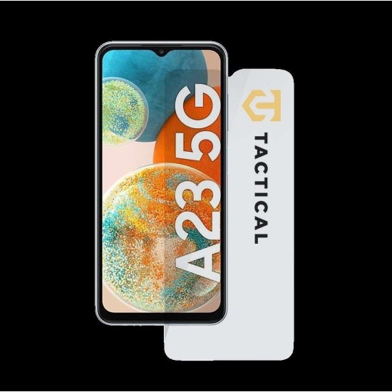 Folie de Sticlă Tactical Glass Shield 2.5D pentru Samsung Galaxy A23 5G, Transparentă (Bakr, 57983109358) by www.silkase.ro