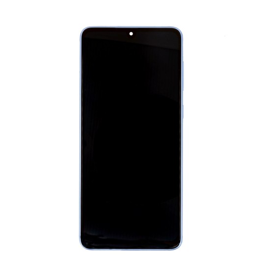 Modul Display LCD cu Touchscreen și Ramă pentru Samsung Galaxy A33 5G, Albastru (Awesome Blue) (Service Pack) (Bakr, GH82-28143C) by www.silkase.ro