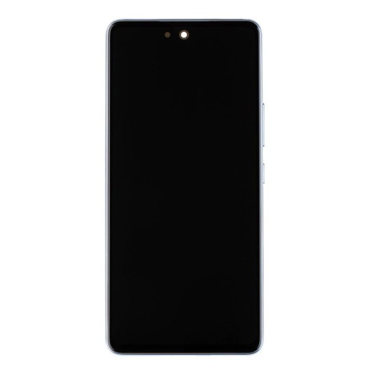 Modul Display LCD cu Touchscreen și Ramă pentru Samsung Galaxy A53 5G, Albastru (Awesome Blue) (Service Pack) (Bakr, GH82-28024C) by www.silkase.ro