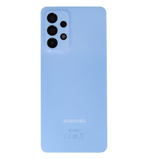 Capac Baterie Spate Original Samsung Galaxy A33 5G (A336B), Albastru (Awesome Blue) (Service Pack) (Bakr, GH82-28042C) by www.silkase.ro