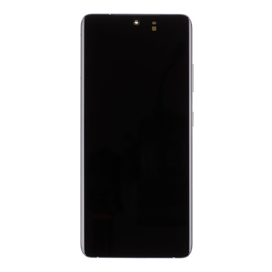 Display LCD Samsung Galaxy S21 Ultra SM-G998 cu Touch Unit și Ramă, Phantom Silver (Service Pack) (Piese Schimb, GH82-26035B) by www.silkase.ro