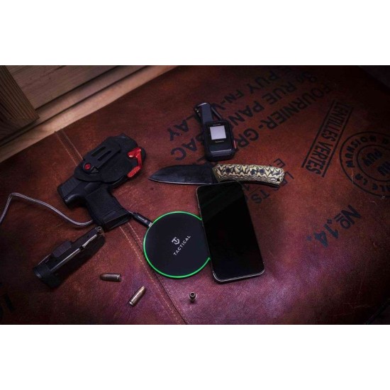 Pad Încărcare Wireless Tactical Base Plug, 15W (Bakr, 57983109762) by www.silkase.ro