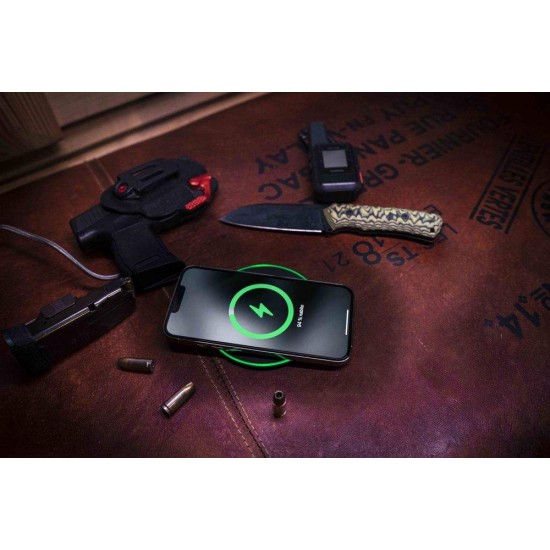 Pad Încărcare Wireless Tactical Base Plug, 15W (Bakr, 57983109762) by www.silkase.ro