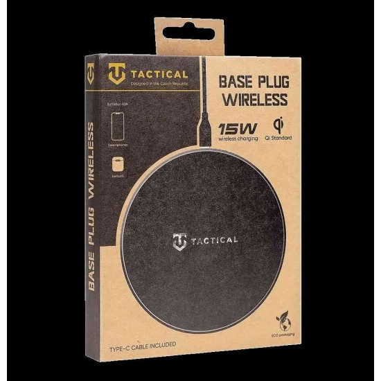 Pad Încărcare Wireless Tactical Base Plug, 15W (Bakr, 57983109762) by www.silkase.ro