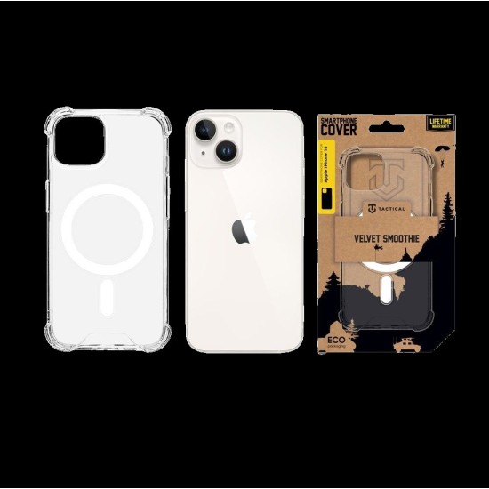Husa Tactical MagForce Plyo (MagSafe) pentru Apple iPhone 14, Transparentă Husa Tactical MagForce Plyo (MagSafe) pentru Apple iPhone 14, Transparentă (Bakr, 57983109802) by www.silkase.ro