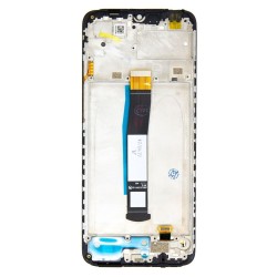 Modul Display LCD cu Touchscreen și Ramă pentru Xiaomi Redmi 10C, Negru Modul Display LCD cu Touchscreen și Ramă pentru Xiaomi Redmi 10C, Negru