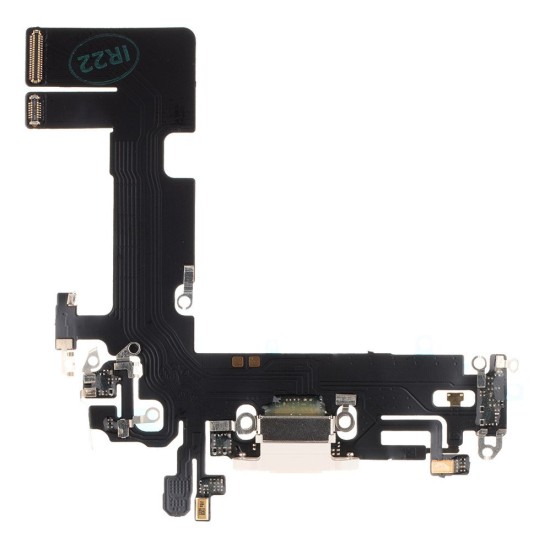 Cablu Flex cu Mufa Incarcare iPhone 13, Conector Alimentare, Starlight Cablu Flex cu Mufa Incarcare iPhone 13, Conector Alimentare, Starlight (Bakr, 57983109993) by www.silkase.ro