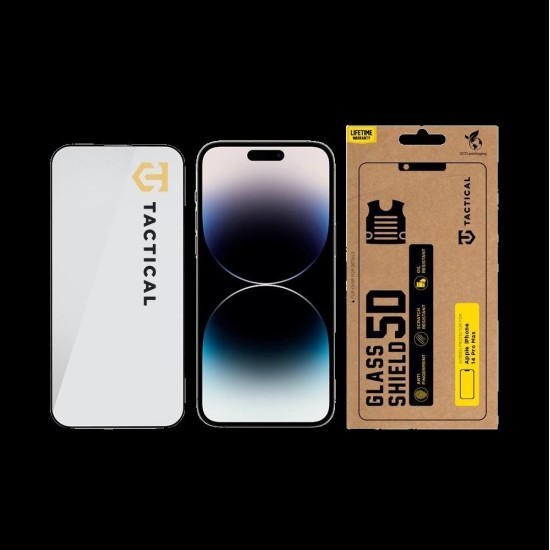 Folie de Sticlă 5D Tactical Glass Shield pentru Apple iPhone 14 Pro Max, Neagră Folie de Sticlă 5D Tactical Glass Shield pentru Apple iPhone 14 Pro Max, Neagră (Bakr, 57983110052) by www.silkase.ro