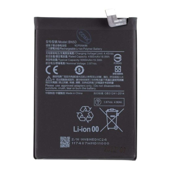 Acumulator Baterie Xiaomi Poco M4 Pro 5G / Redmi Note 11 (BN5D), 5000mAh (OEM) Acumulator Baterie Xiaomi Poco M4 Pro 5G / Redmi Note 11 (BN5D), 5000mAh (OEM) (Bakr, 57983110281) by www.silkase.ro