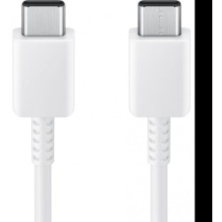 Cablu de Date Original Samsung (EP-DW767JWE) USB-C la USB-C, 3A, 1.8m, Alb (OOB Bulk) Cablu de Date Original Samsung (EP-DW767JWE) USB-C la USB-C, 3A, 1.8m, Alb (OOB Bulk)