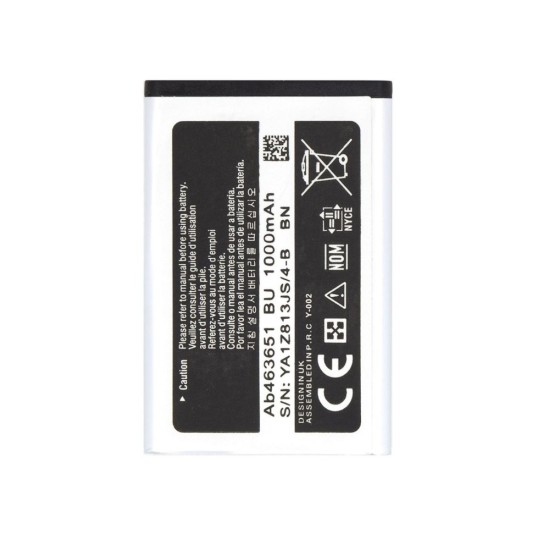 Acumulator Baterie Samsung AB463651BE, 1000mAh Li-Ion (OEM) Acumulator Baterie Samsung AB463651BE, 1000mAh Li-Ion (OEM) (Piese Schimb, 57983110810) by www.silkase.ro
