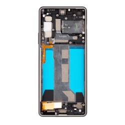 Display Sony Xperia 10 IV (XQ-CC54) cu Touchscreen și Ramă, Negru (Service Pack)