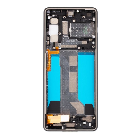 Display Sony Xperia 10 IV (XQ-CC54) cu Touchscreen și Ramă, Negru (Service Pack) (Piese Schimb, A5047173A) by www.silkase.ro