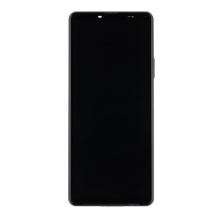 Display Sony Xperia 10 IV (XQ-CC54) cu Touchscreen și Ramă, Negru (Service Pack)