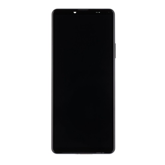 Display Sony Xperia 10 IV (XQ-CC54) cu Touchscreen și Ramă, Negru (Service Pack) (Piese Schimb, A5047173A) by www.silkase.ro