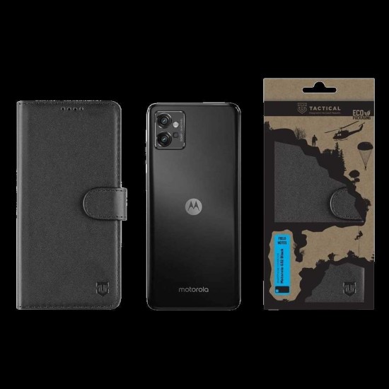 Husa Tactical Field Notes pentru Motorola G32, Neagra Husa Tactical Field Notes pentru Motorola G32, Neagra (Bakr, 57983111652) by www.silkase.ro