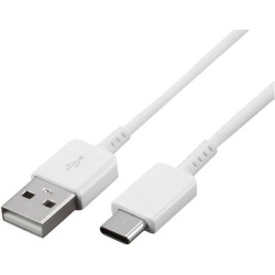 Cablu de Date Original Samsung (EP-DG970BWE) USB-C, 1.5m, Alb (OOB Bulk)