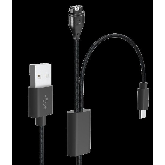 Cablu 2-în-1 Tactical USB de Încărcare pentru Garmin Fenix 7/8 / Tactix 8 + USB-C Cablu 2-în-1 Tactical USB de Încărcare pentru Garmin Fenix 7/8 / Tactix 8 + USB-C (Bakr, 57983111856) by www.silkase.ro