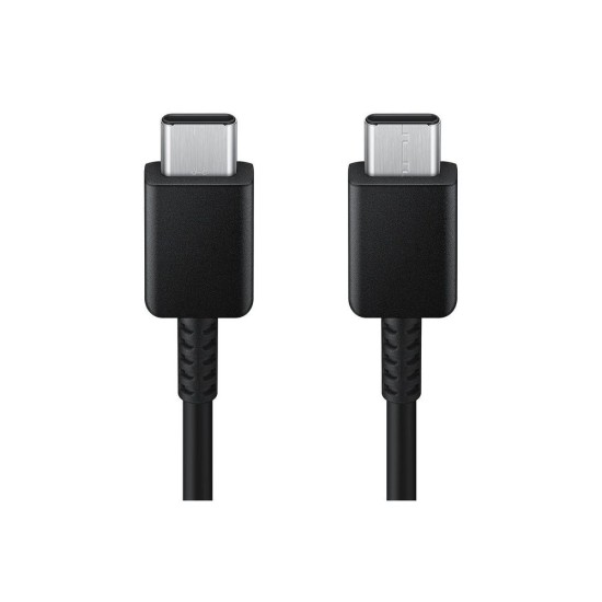 Cablu de Date Samsung EP-DX310JBE USB-C la USB-C, 3A, 1.8m, Black (Bulk) (Cabluri Telefon, EP-DX310JBE) by www.silkase.ro