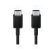 Cablu de Date Samsung EP-DX310JBE USB-C la USB-C, 3A, 1.8m, Black (Bulk) (Cabluri Telefon, EP-DX310JBE) by www.silkase.ro