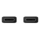 Cablu de Date Samsung EP-DX310JBE USB-C la USB-C, 3A, 1.8m, Black (Bulk) (Cabluri Telefon, EP-DX310JBE) by www.silkase.ro