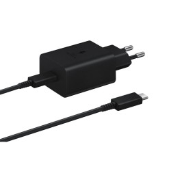 Incarcator de Retea Samsung 15W EP-T1510EBE + Cablu Date USB-C la USB-C EP-DA705BBE Black (OOB Bulk) Incarcator de Retea Samsung 15W EP-T1510EBE + Cablu Date USB-C la USB-C EP-DA705BBE Black (OOB Bulk)