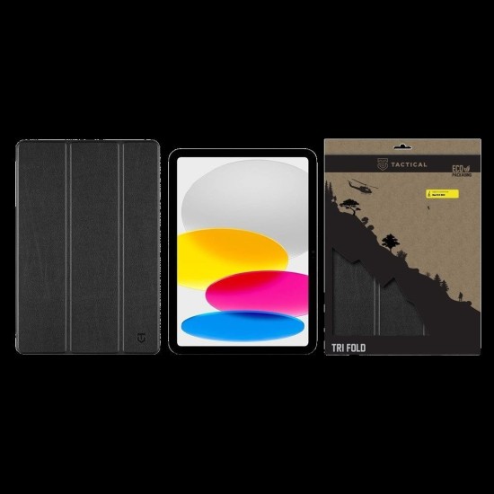 Husa Tactical Book Tri Fold pentru iPad 10.9 (2022) / 11 (2025), Neagra Husa Tactical Book Tri Fold pentru iPad 10.9 (2022) / 11 (2025), Neagra (Bakr, 57983112649) by www.silkase.ro