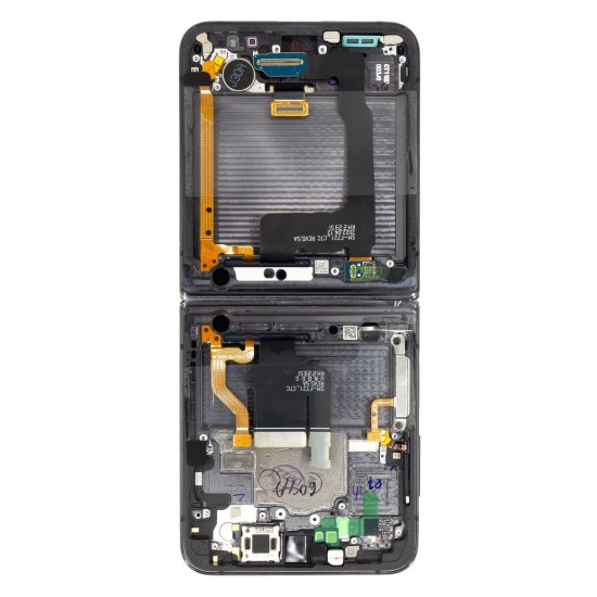 Ecran LCD Original Samsung Galaxy Z Flip 4 5G Graphite cu Touchscreen și Ramă, Service Pack Ecran LCD Original Samsung Galaxy Z Flip 4 5G Graphite cu Touchscreen și Ramă, Service Pack (Bakr, GH82-29440A) by www.silkase.ro